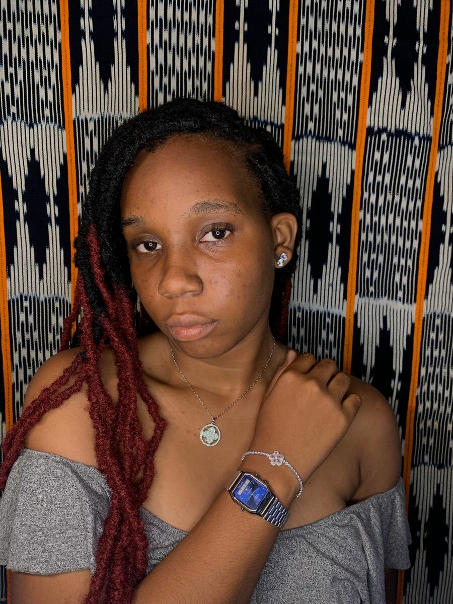 Silver Necklace with Flower Pendant