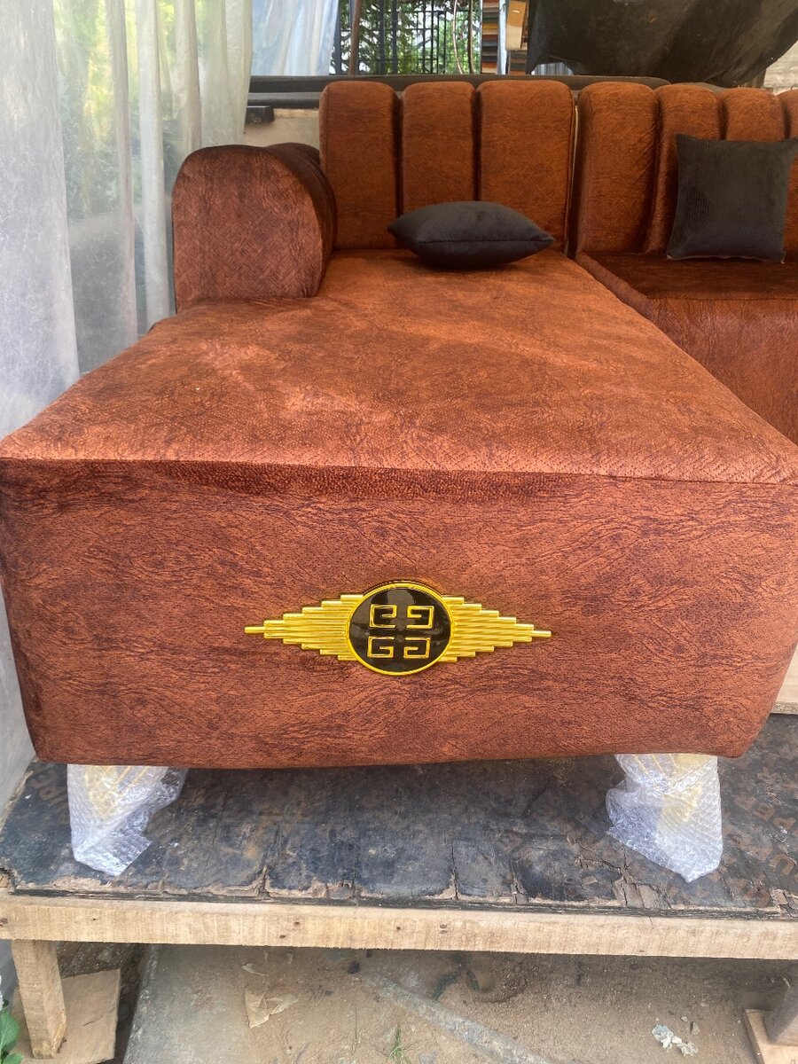 Canapé d'angle en velours