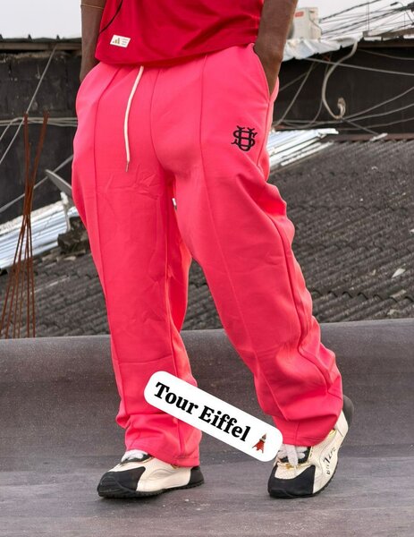 Pantalon de survêtement homme rouge