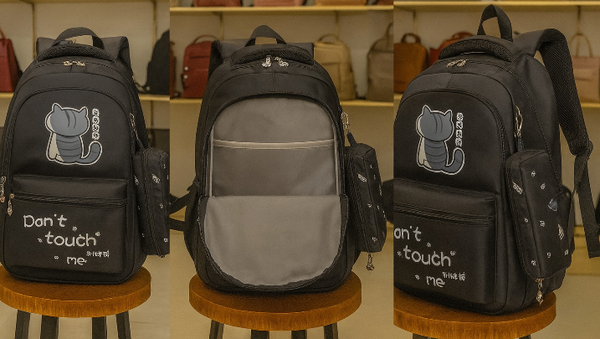 Sac à dos mignon chat noir