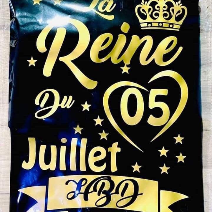 T shirt d´anniversaire