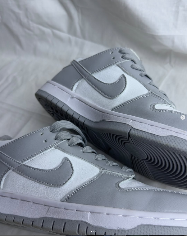 Dunk кроссовки серые