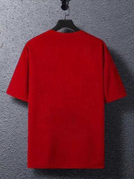 T-shirt rouge classique homme