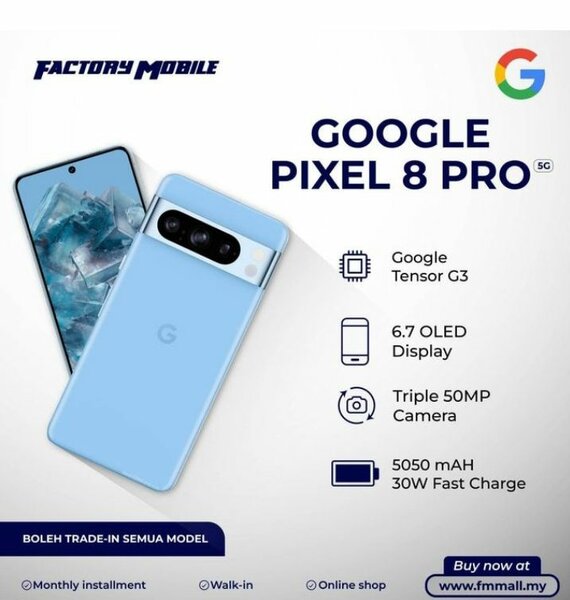 Google Pixel 8 pro-256 gig