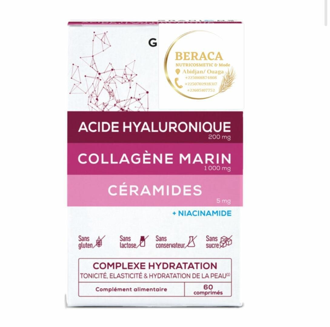 Acide hyaluronique, collagène marin