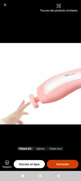 Coupe-ongles électrique pour bébé