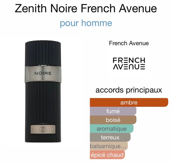 Parfum homme Zenith Noire French Avenue