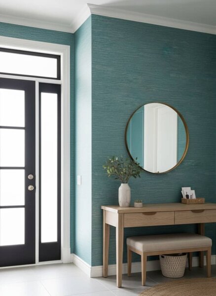 Papier Peint Texturé Bleu