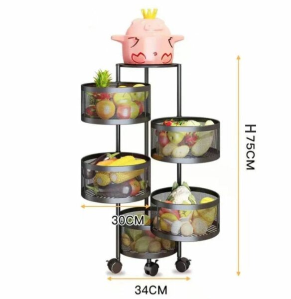 5 tier Multifunctional Rack
