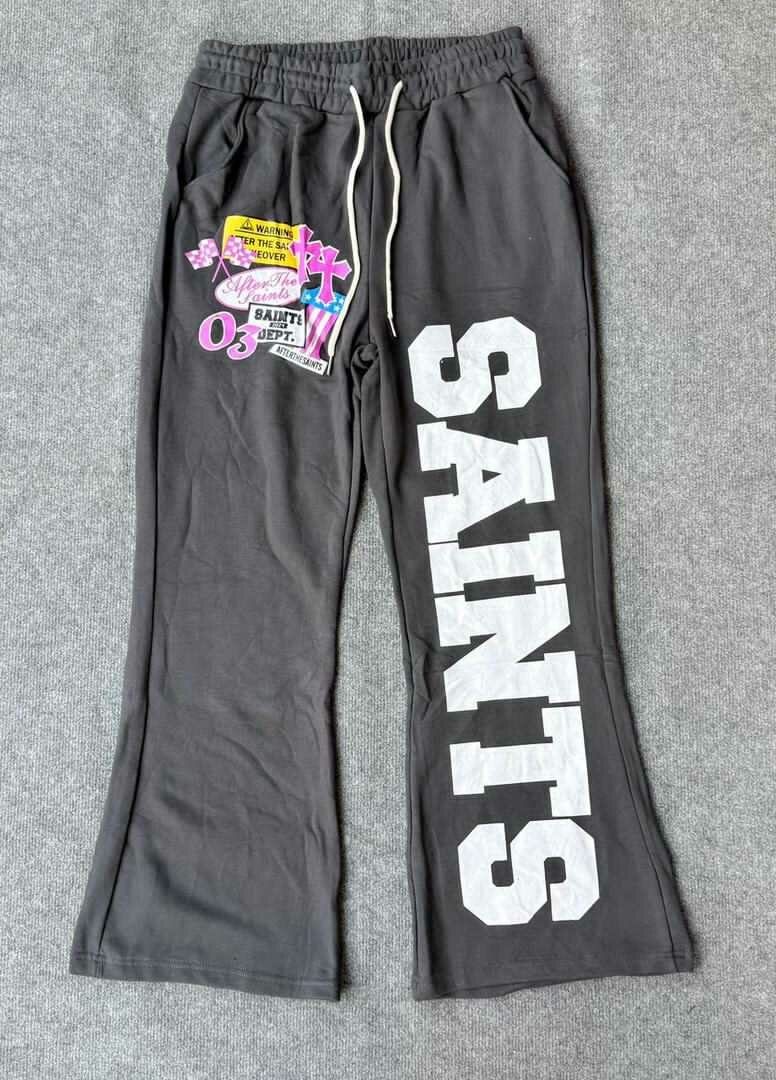 Pantalon large streetwear coloré