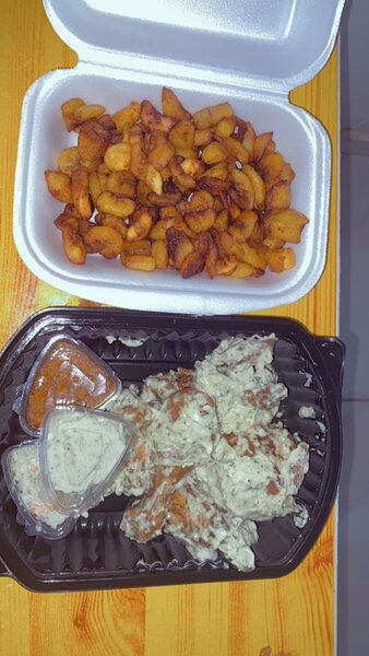 Poulet à la sauce verte