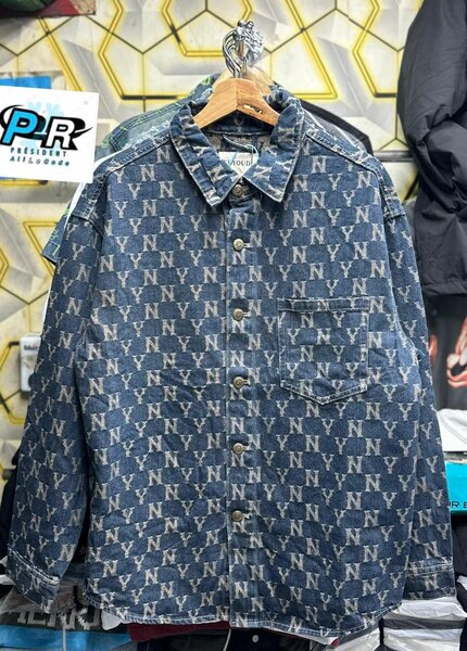 Veste en jean vintage unisexe