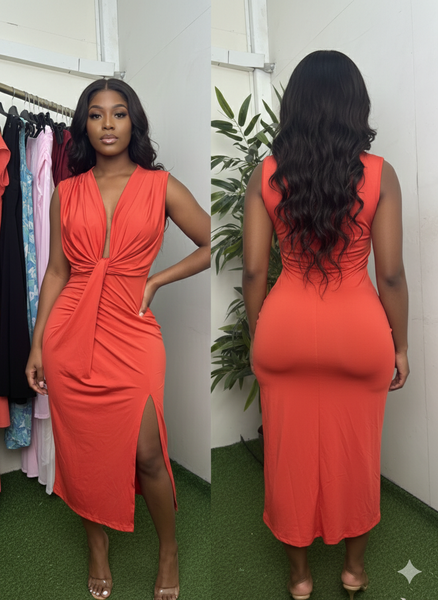 Robe rouge élégante pour femmes