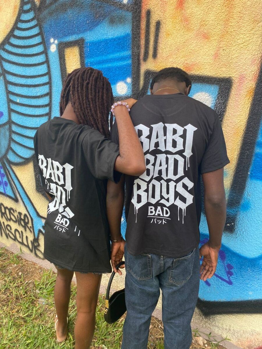 T-shirt noir Babi Bad Boys