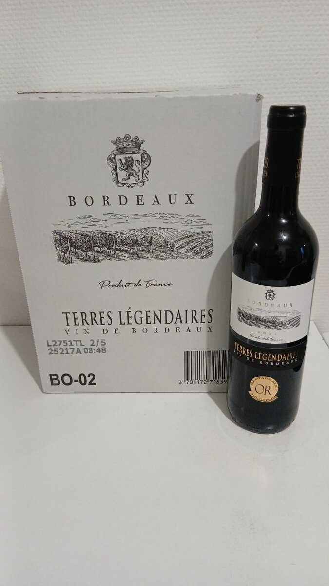 Vins de Bordeaux et Côtes du Rhône