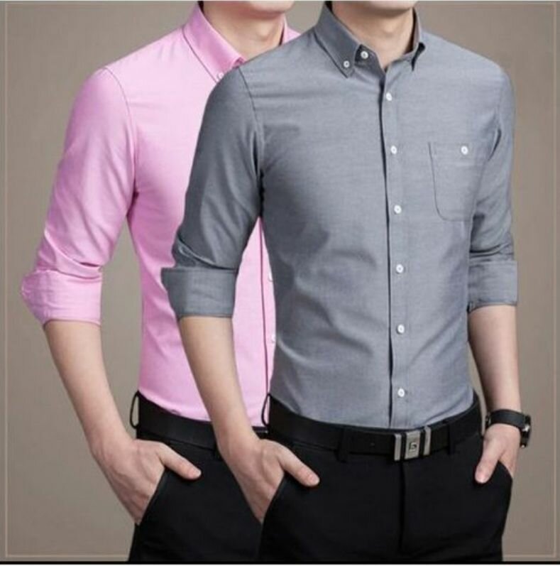 Long sleeve shirt 2 pieces - Pink /Grey