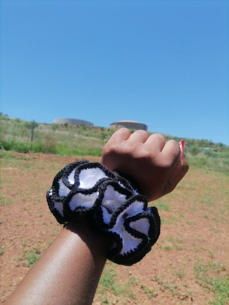 Chouchous en crochet colorés