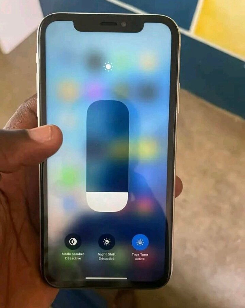 iPhone XR blanc