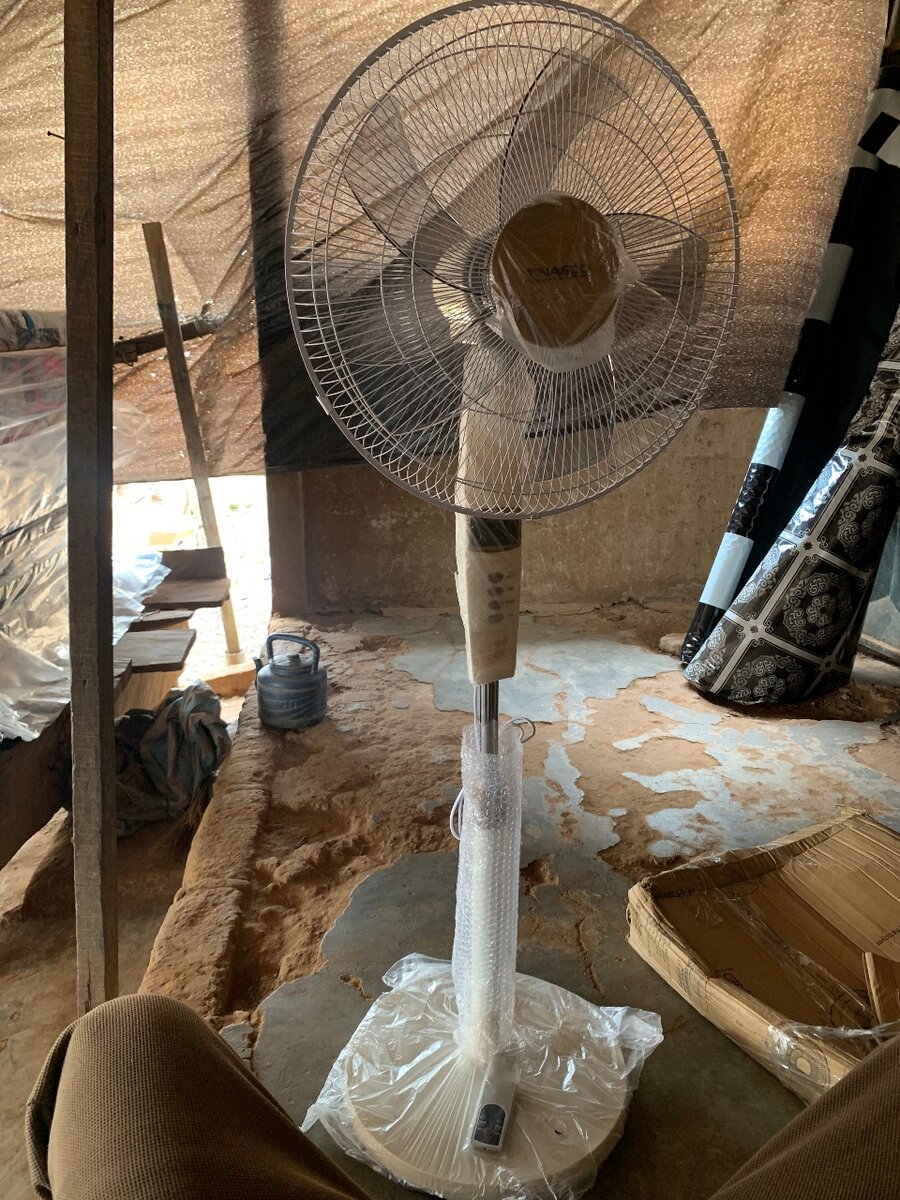 Ventilateur sur pied avec télécommande