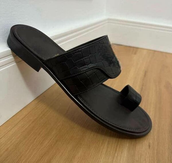 Men Leather Slippers