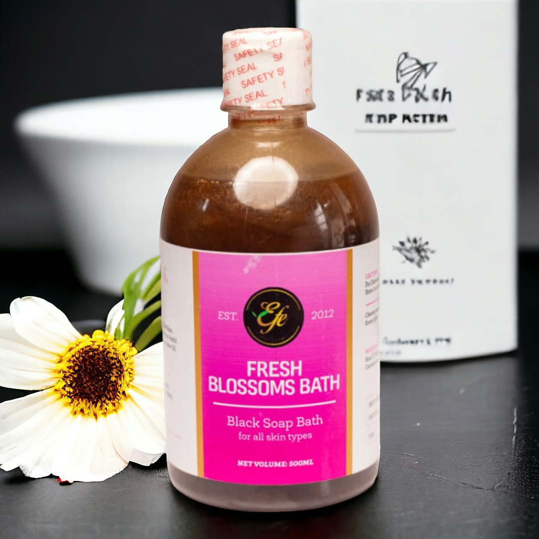 Blossom African Black Soap Bath 500ml