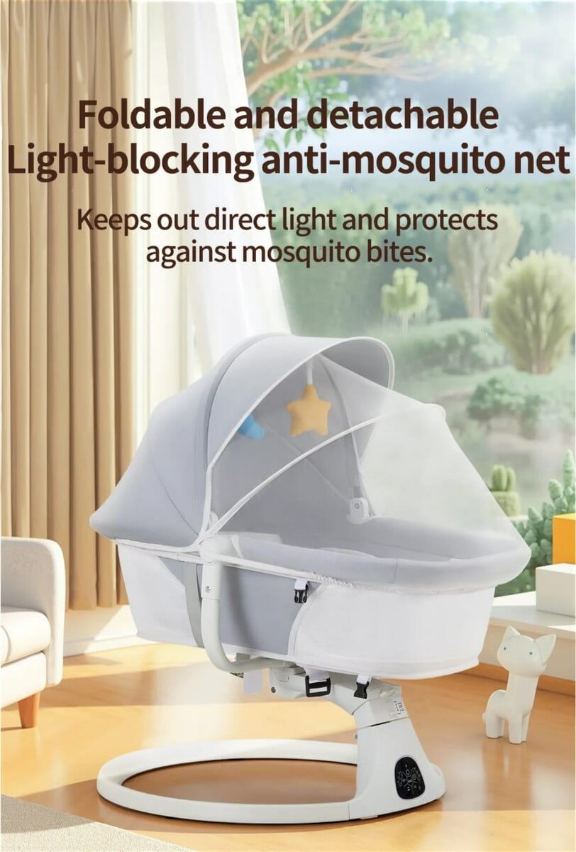 Berceau bébé anti-moustique