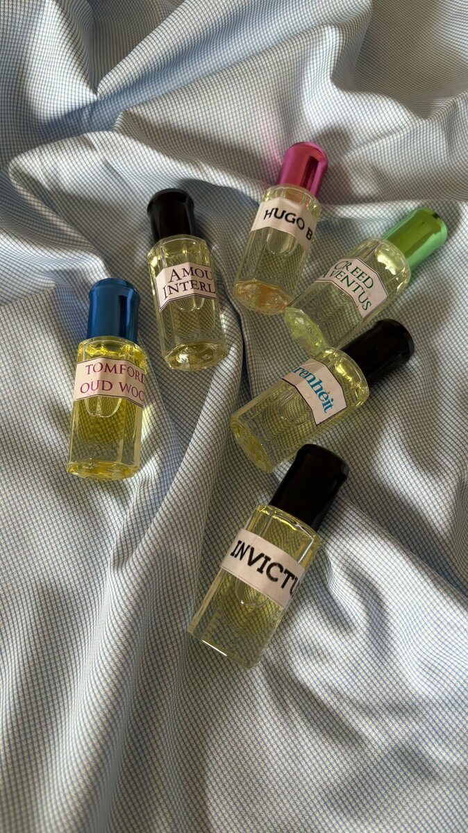 Undiluted perfume oils in all sizes