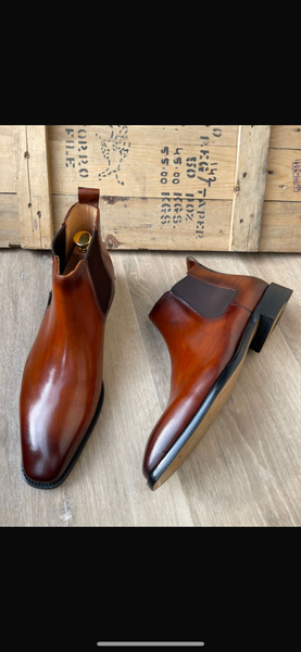 Bottines Chelsea en cuir élégant