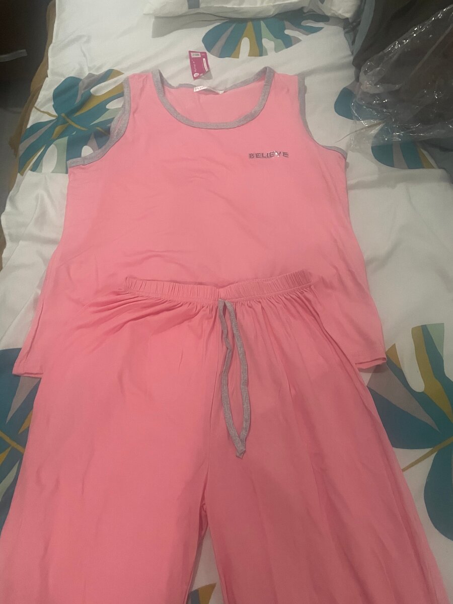 Pyjama confortable rose