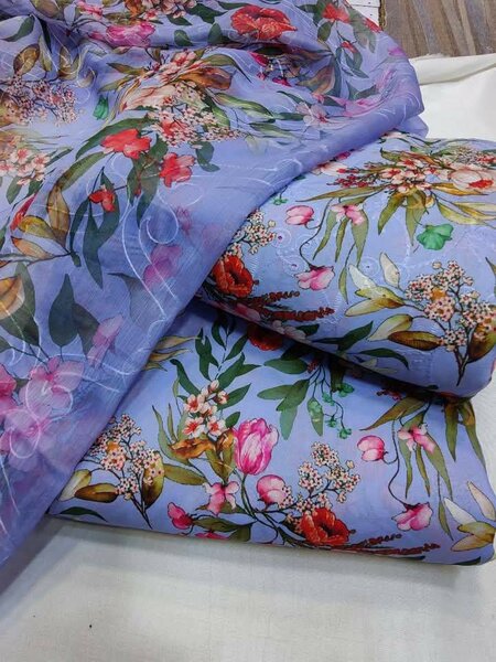 Printed lawn suit