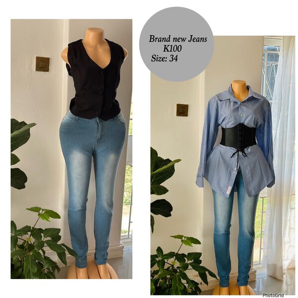 Women's blue jeans in size 34