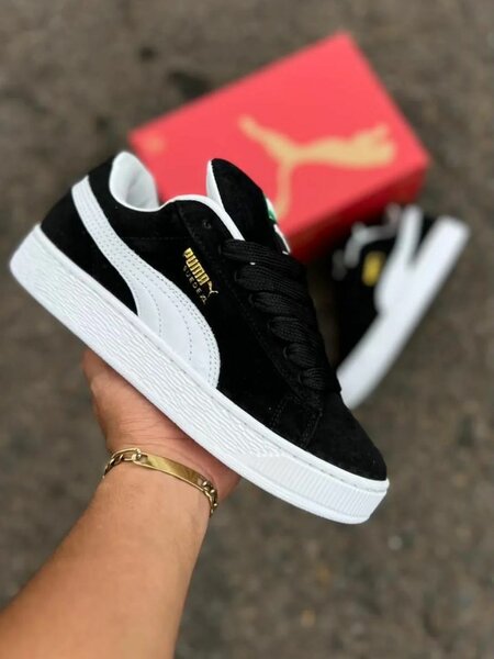 Puma Baskets Homme Noir et Blanc