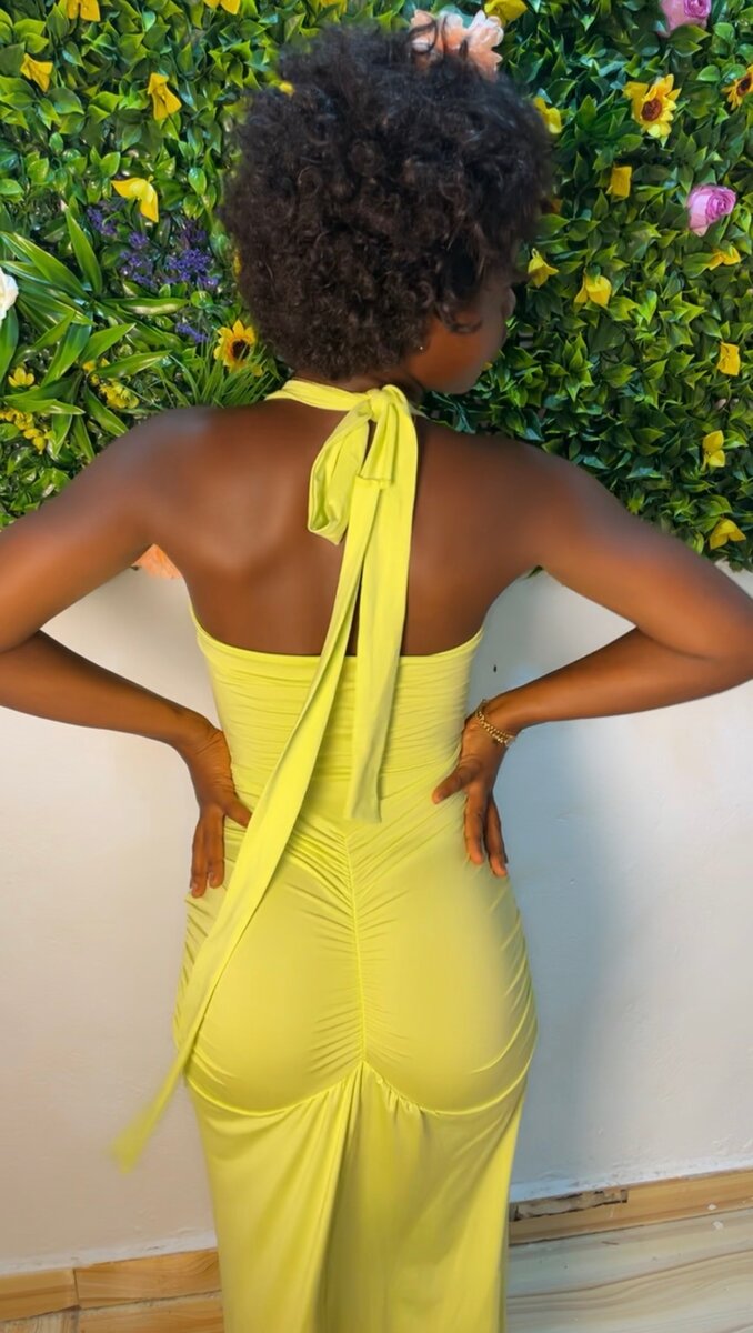 Robe dos nu élégante