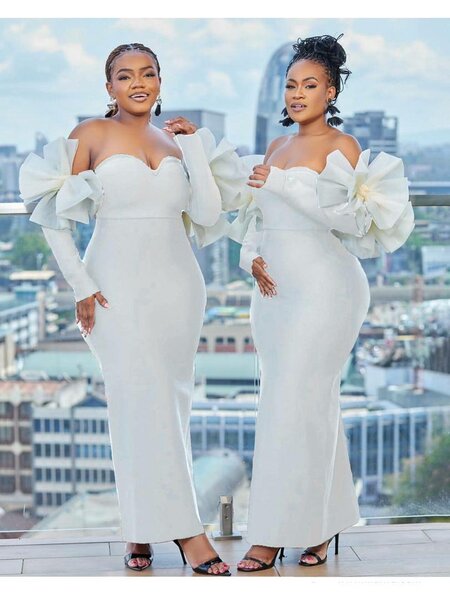 Robe Élégante Épaules Dénudées