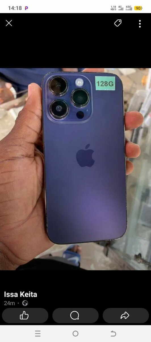 iPhone 128 Go Violet