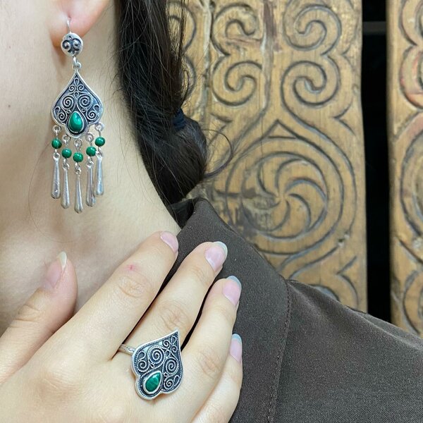 ЭТНО-КОМПЛЕКТЫ с малохитом