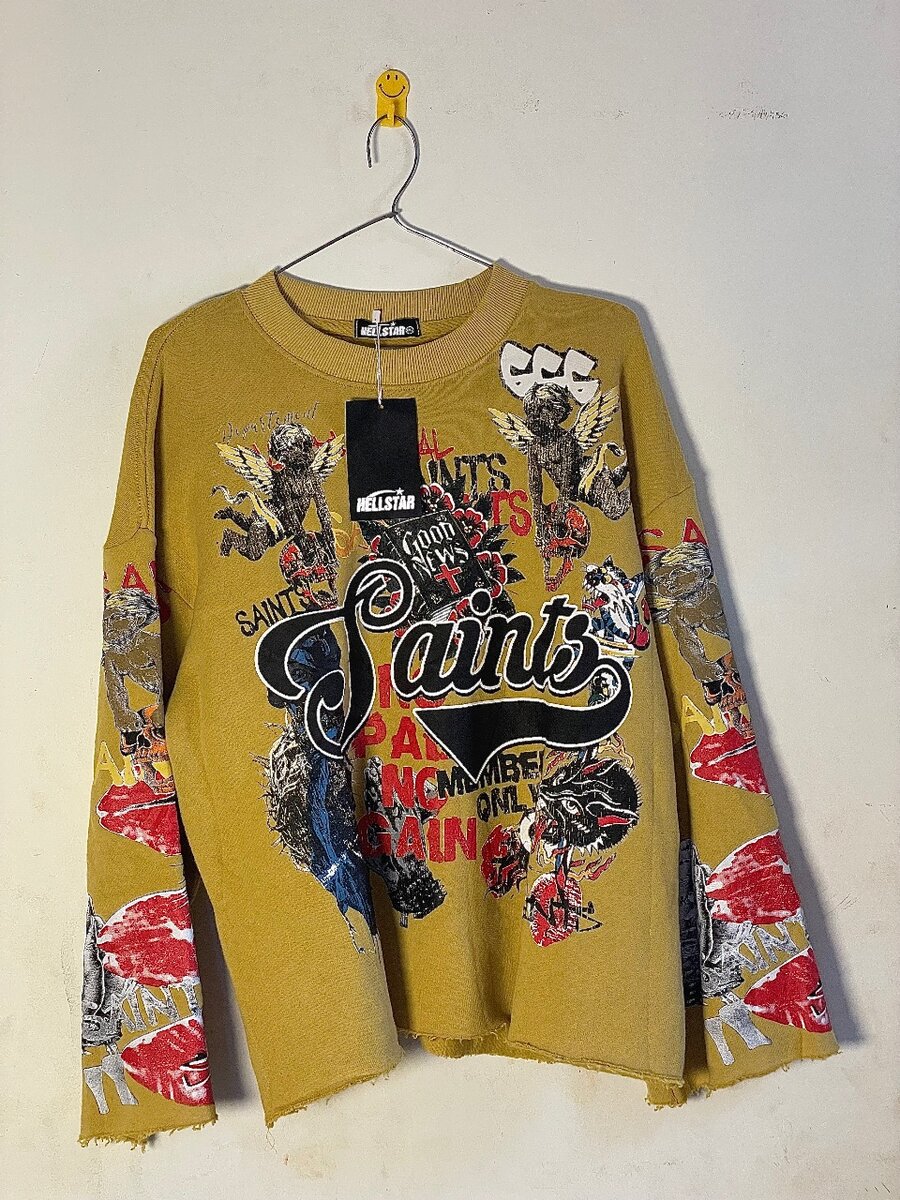 Croc top  avec motifs jaune