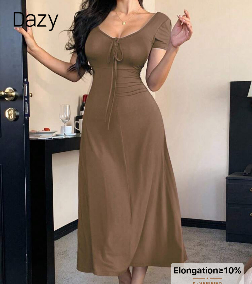 Robe Longue Évasée Élégante