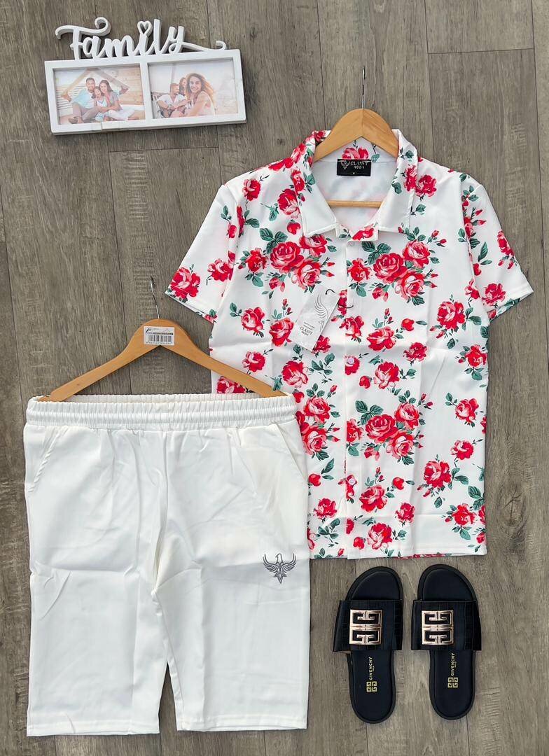 Ensemble décontracté homme tropical