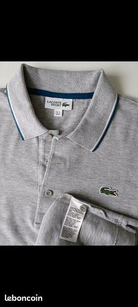 Polo homme gris élégant