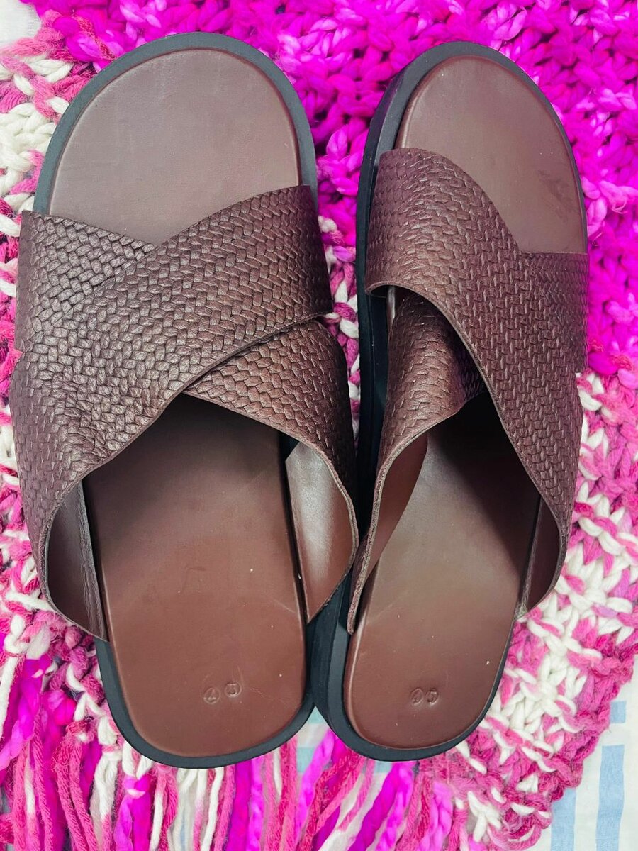 Sandales en cuir pour homme