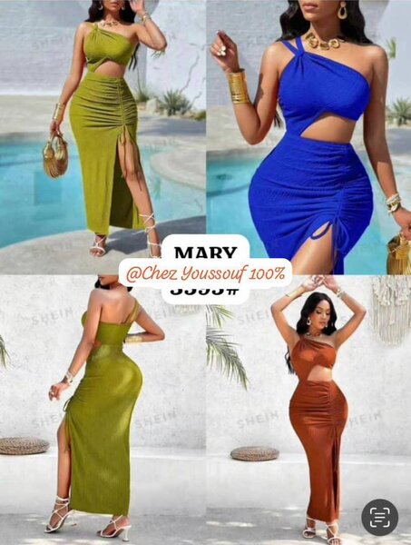 Robe élégante femme fendue