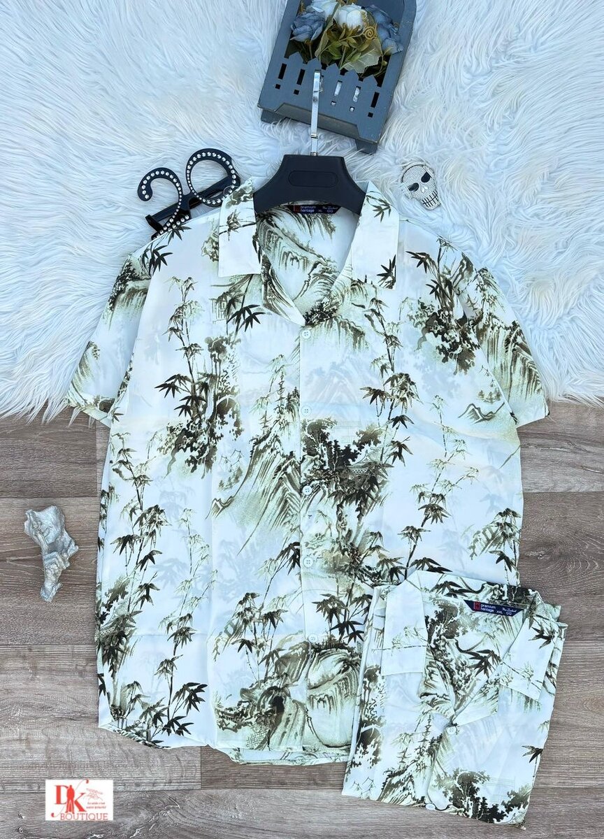 Chemisette imprimée estivale