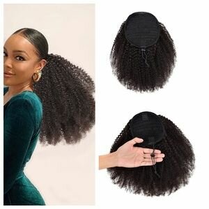 Extension de queue de cheval bouclée