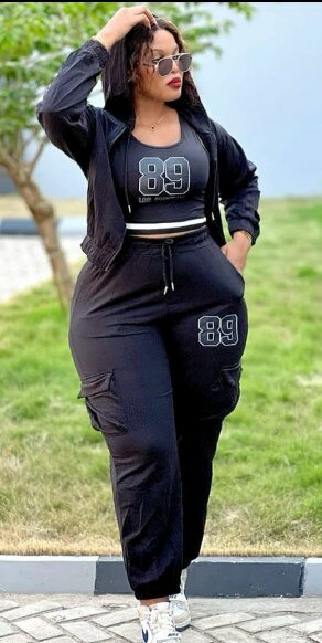 set  t-shirt and trouser, jacket