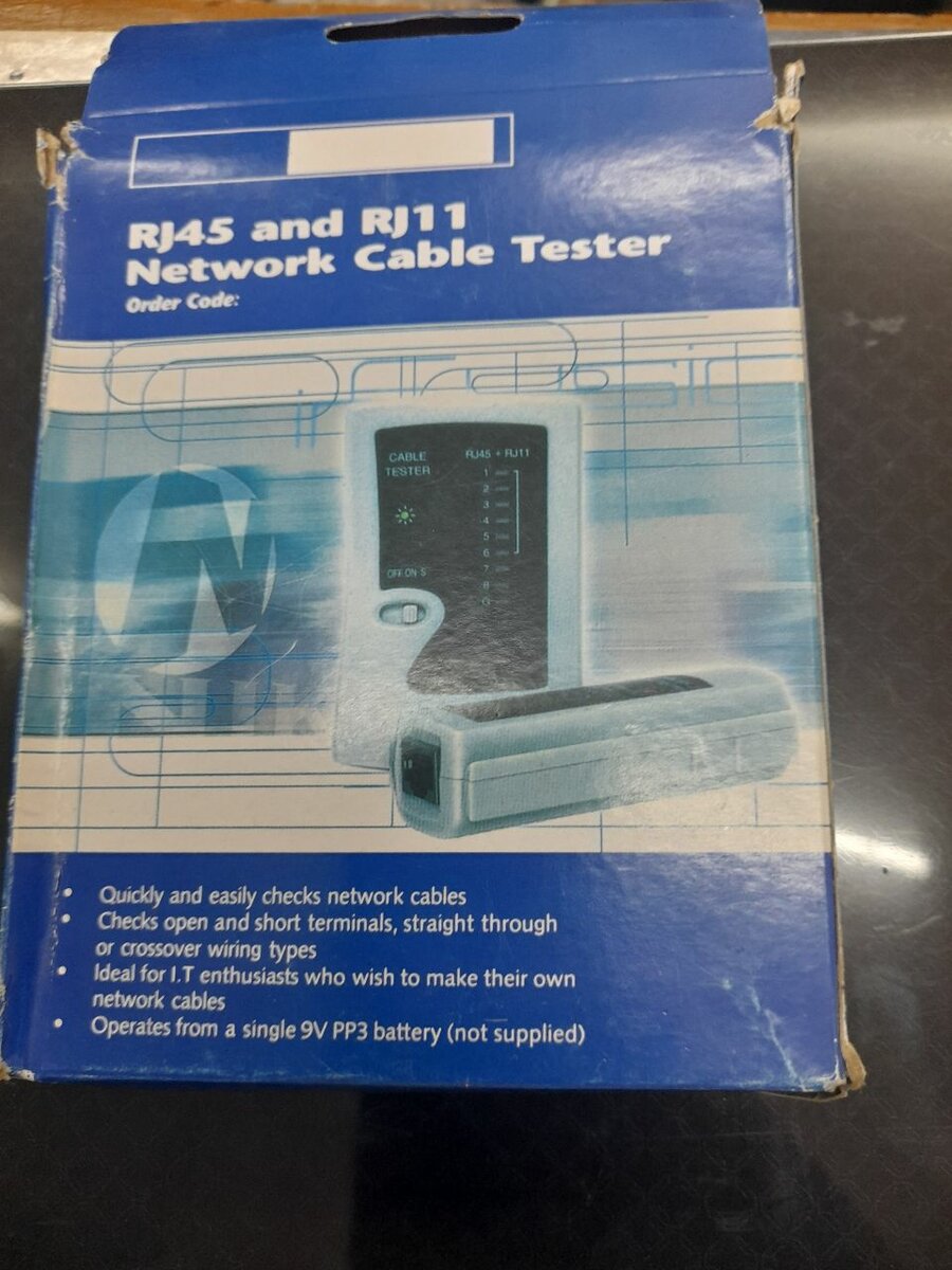 Testeur de câbles RJ45 RJ11