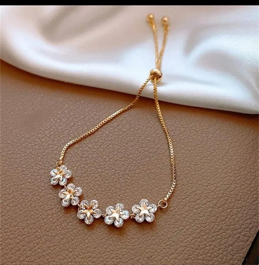 Bracelet élégant incrusté de strass pour femme