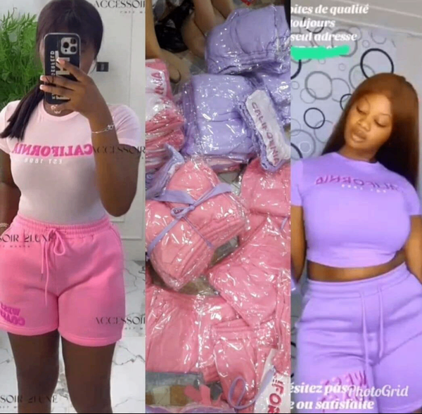 Set de vêtements d'été femme