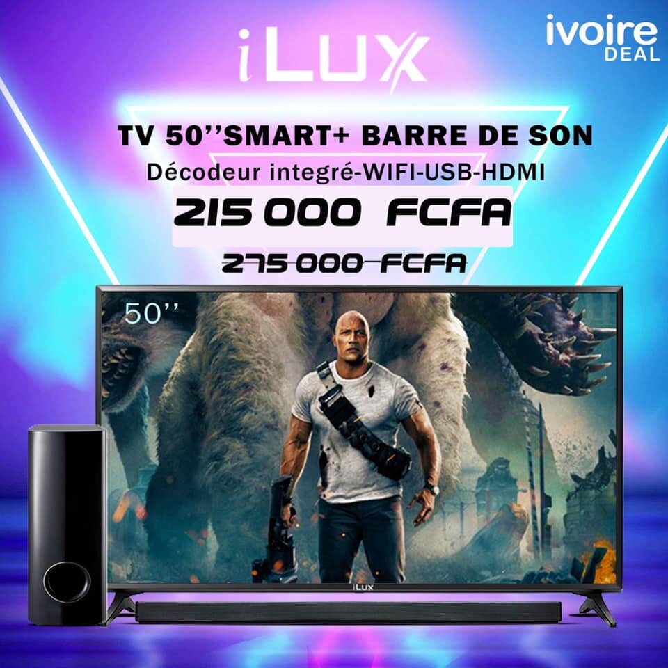 TV 50SMART + BARRE DE SON 