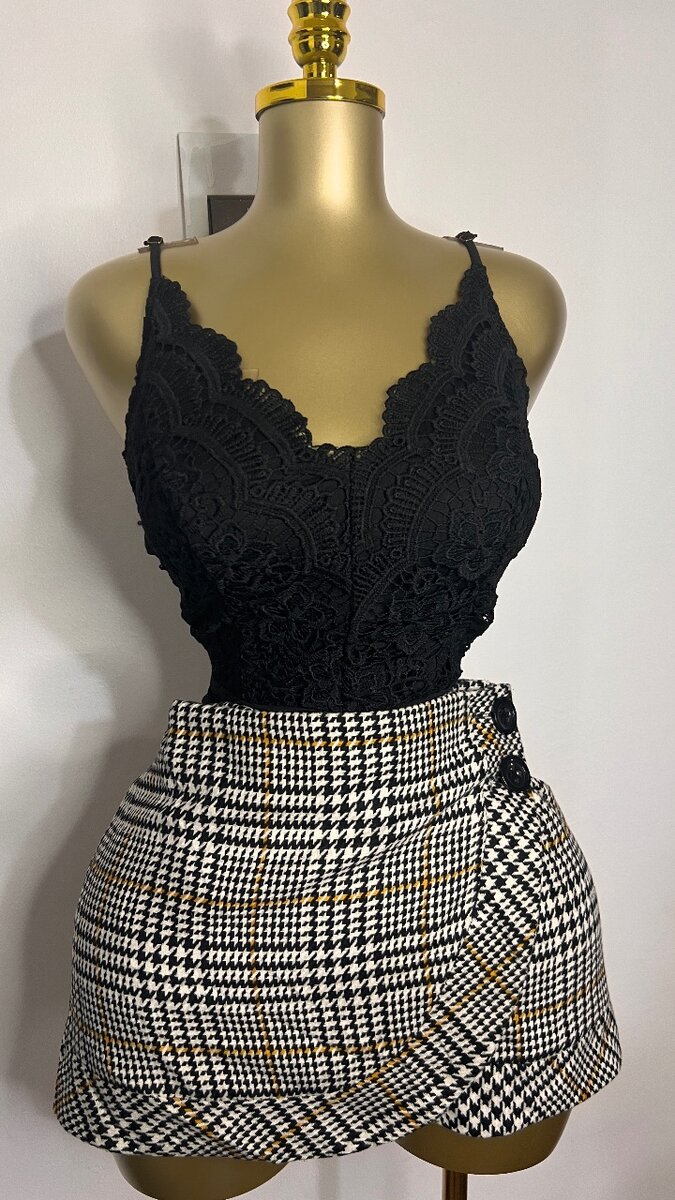 Jupe à carreaux élégante